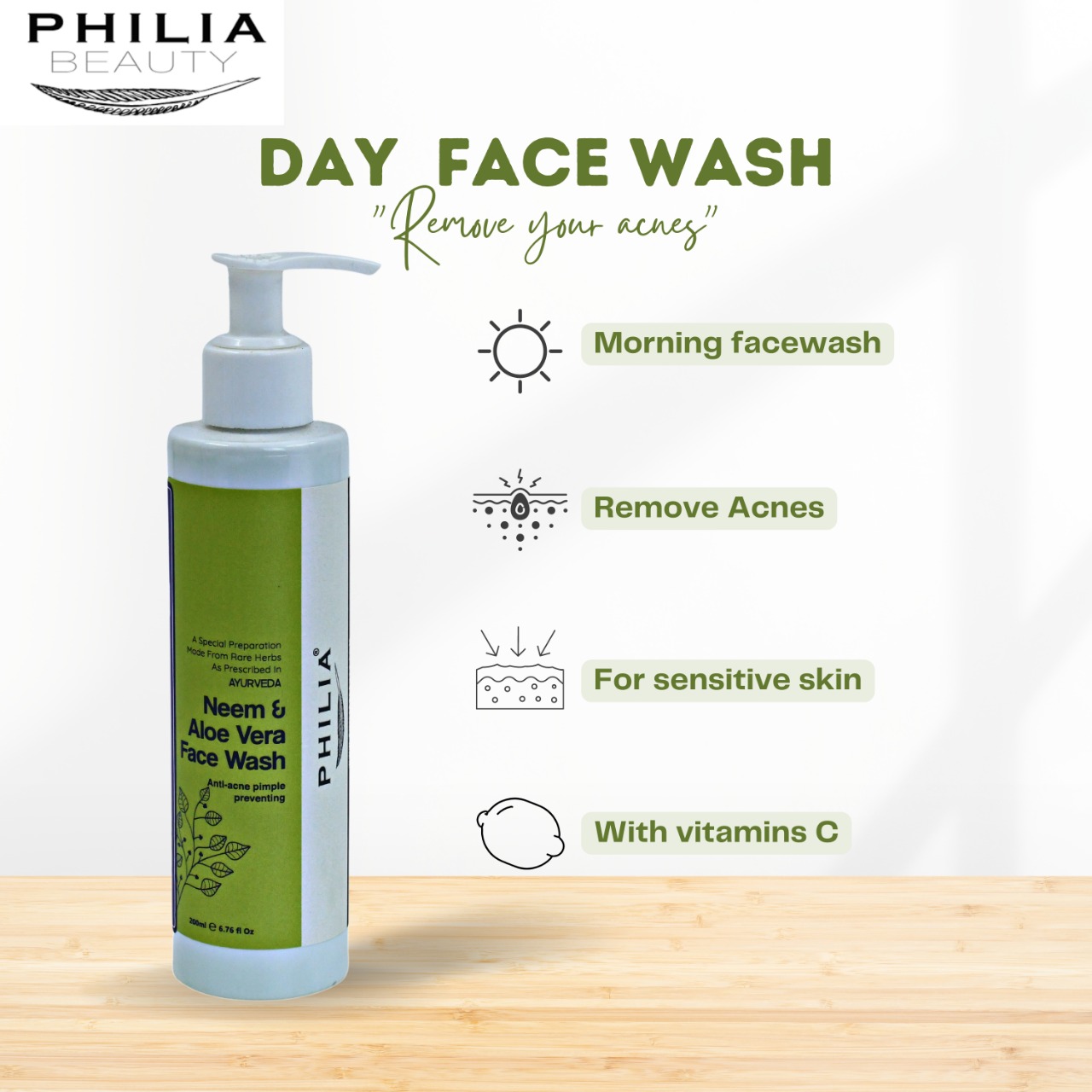 Philia Neem Aloevera Facewash