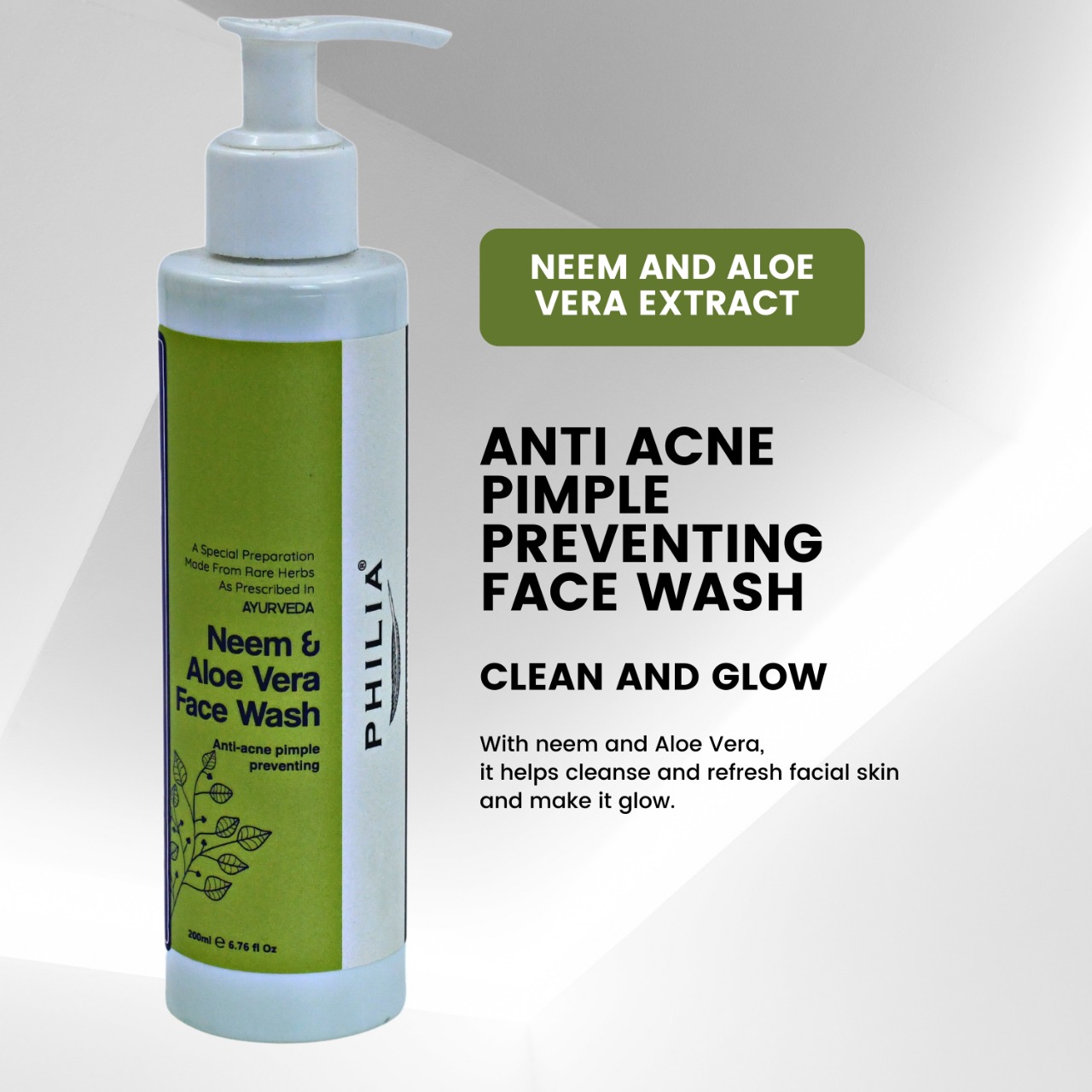 Philia Neem Aloevera Facewash